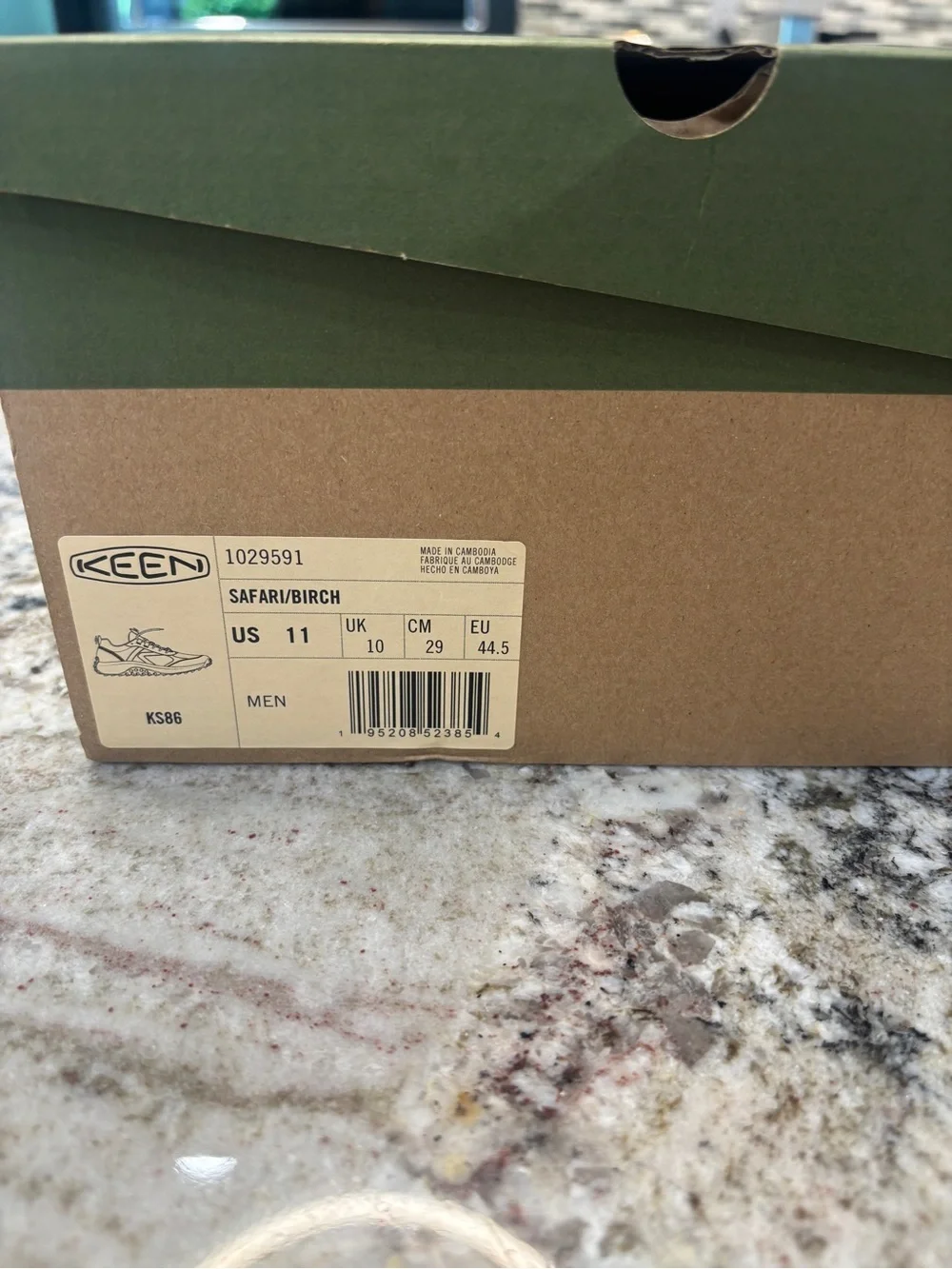 Keen Men's Athletic Sneakers size 11 safari/birch